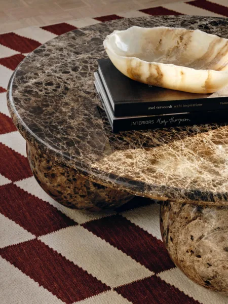 Oxley I coffee table I Dark Emperador Marble - Hình ảnh 3