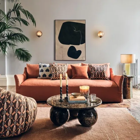 Oxley I coffee table I Dark Emperador Marble - Hình ảnh 5